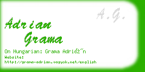 adrian grama business card
